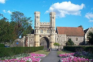 Medieval Gate Leading to The Ruins of Saint Augustine's Abbey.