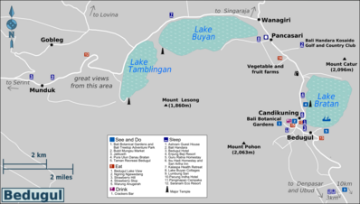 Map of Bedugul