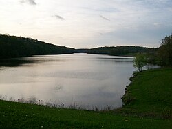 Dam at Barkcamp State Park