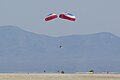 Starliner poco prima dell'atterraggio a White Sands