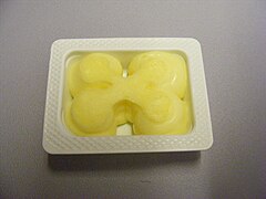 A packet of butter