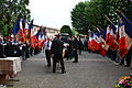 L’arrivée du cercueil, sur le parvis de l’église de Portet-sur-Garonne