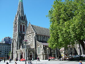 Christchurch Cathedral. Christchurch, New Zealand.