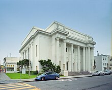 Since late 2009, the headquarters of the Internet Archive has been the building that formerly housed the Fourth Church of Christ, Scientist (San Francisco, California). Christian science church122908 02.jpg