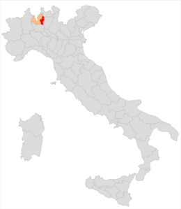 Circondario di Lecco – Localizzazione