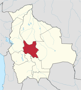 Dipartimento di Cochabamba – Localizzazione