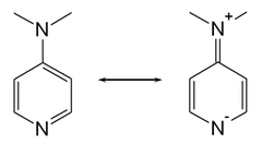 Resonantiestructuren van DMAP