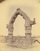 Foto Torana yang diambil pada 1890 Kuil Puri Jagannath, India.