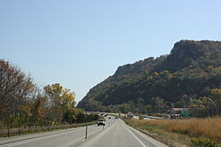 Dresbach along Interstate 90