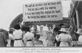 Fundrasing in aid of the Toowoomba Soldiers' Sock and Comforts Fund, during World War I. The photograph shows Mrs Fairfax's novelty stall.