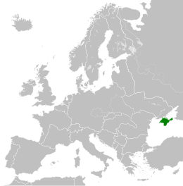 Distretto Generale di Crimea - Localizzazione