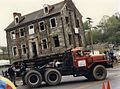 George Ellicott House being moved in 1987
