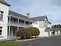 Ridge turret on Greenlane Medical Centre in Greenlane, Auckland, New Zealand.