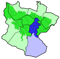 Localização de Ibaiondo em Bilbau