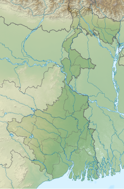 Location of Senchal lake within West Bengal