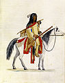 Indian on Horseback, Maximilian zu Wied-Neuwied.