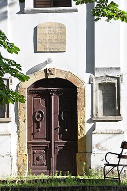 Entrance to the Lutheran Church