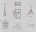 Matrosenhaus, Grundriss und Details (Persius, um 1840)