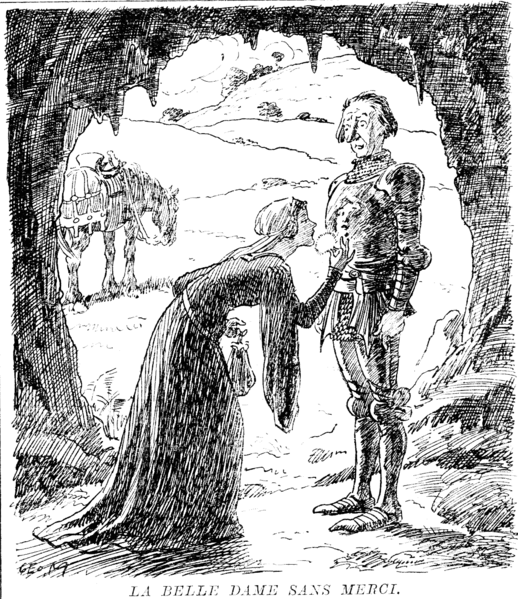 File:La Belle Dame sans Merci - Punch cartoon - Project Gutenberg eText 19105.png