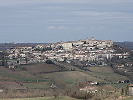 A general view of Lauzerte