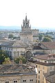 Jacquemart de l'Hôtel de Ville et toits d'Avignon