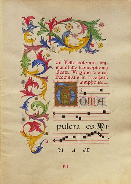 Liber choralis S.Leonardi (MCM), VII Tota pulcra.JPG