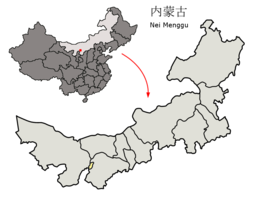 Wuhai – Mappa