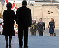 الرئيس البرازيلي لويس ايناسيو لولا دا سيلفا والسيدة الأولى ماريسا ليتيسيا في استقبال الملك عبد الله الثاني والملكة رانيا
