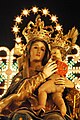 Statua della Madonna dei Miracoli durante la processione solenne.