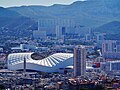 Vista do estádio da Basílica de Notre-Dame de la Garde.