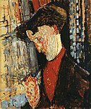 Portret van de schilder Frank Haviland, Modigliani