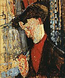 Portret van de schilder Frank Haviland, Modigliani