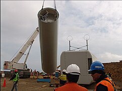 Comienza el armado de las torres