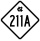 North Carolina Highway 211A marker
