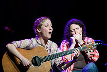Natalia Zukerman and Trina Hamlin live in May 2010 at Madison, Wisconsin