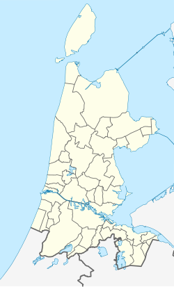 AMS/EHAM在北荷蘭省的位置