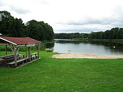 Jezioro Nienawiszcz Duża (Lake in Nienawiszcz)