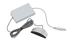 The Wii Speak shown with its USB cord Nintendo-Wii-Speak.jpg