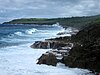 Niue coastline.