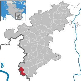 Kaart van Oststeinbek