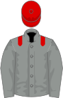 Grey, red epaulets and cap