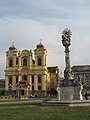 Dreifaltigkeitssäule und der Dom zu Timișoara