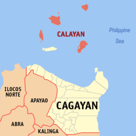 Calaiã na Cagayan Coordenadas : 19°15'43"N, 121°28'31"E