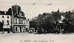 Le kiosque du tramway en 1929
