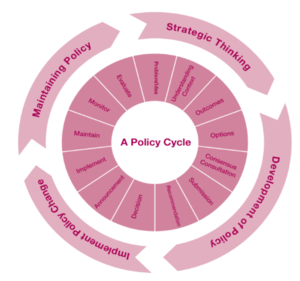 Example of the policy cycle concept Policycycle.png