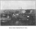 View from Pompasitticutt Hill toward Maynard's mills in 1921