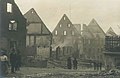 Postkarte Zeppelinstraße nach Stadtbrand Donaueschingen 1908