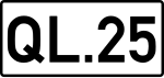 National Route 25 shield}}