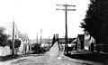 La rue Main et le pont de la rivière Richibouctou, en 1920.