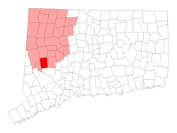 Letak di Litchfield County, Connecticut